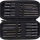Biuhpa Set mit 12 Schraubendreher Vergaser-Einstellwerkzeug mit Reinigungsbürsten, Splined/Pac Man/Double D für Poulan Husqvarna STHIL Echo Motor Motorsense Kettensäge-6