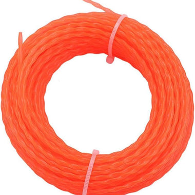 Hipa .095 inch x 15 Meter 2.4mm Commercial Round Twist String Trimmer Line for Stihl Echo Husqvarna Poulan Craftsman Grass Weed eater