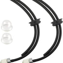 Hipa (Pack of 2) Fuel Line + Primer Bulb for RedMax Red Max EB4300 EB4401 EBZ4800 EBZ4800RH EB6200 EBZ5000 Leaf Blower-1