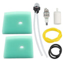 Hipa Air Filter Kit For Husqvarna 322L 323L 322R 323C 325C 325CX 325L 325LX 326C 326L 123C 123L 123LD 223L 223R String Trimmer Replace 537186301-1