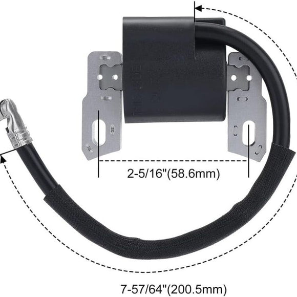 Hipa Ignition coil for Briggs and Stratton 590454 802574 491760 790817 692605 799381 Armature Magneto Engine with Spark Plug