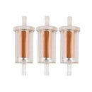 3-Pack Fuel Filter 1/4 695666 691035 for John Deer D105 D110 D120 D125 L105 L108 L111 L120 L118 LA120 LA130 LA125 LA115 LA105 MTD Troy Bilt Lawn Mower Tractor-1