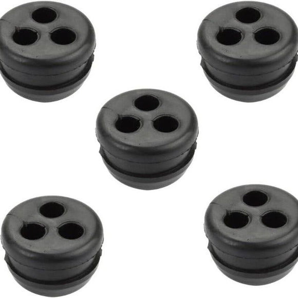 5-Pack Fuel Tank Tube 3-Hole Grommet for ECHO SRM210 SRM210i SRM211 SRM211i SRM210U SRM211U SRM225 SRM310 Trimmer # 13211546730 V137000030