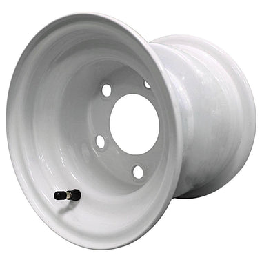 Antego bare 8x7 white trailer wheel with 5-on-4.5 pattern and 2.83-inch center bore, 4-pack listing