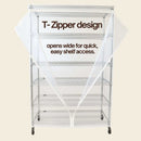 Storage Shelving Unit Cover, fits racks 60" W x 24 D x 72 H All Clear PVC-6