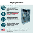 Storage Shelving Unit Cover, fits racks 36"W x 18"D x 72"H one side see through panel in Glacier Blue-7