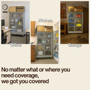 Storage Shelving Top Cover, 48"W x 18"D x 18"H, one side see through panel (Top Part ONLY)-6