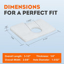 6-Pack Air Filter for 1130 124 0800 STIHL MS170 MS180 MS180c 017 018 Petrol Chainsaw-4
