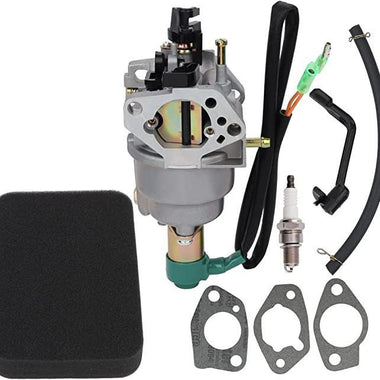 Hipa Carburetor w Air Fitler Tune Up Kit For Honda GX390 5000-8000 Watt 389cc 420cc Portable generator with Manual Choke