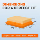 Hipa 2 Pack Air Filter For Stihl FS120 FS200 FS250 FS300 FS350 FS400 FS450 Trimmer Brush Cutter Replace 41341410300 4180-141-0300-5
