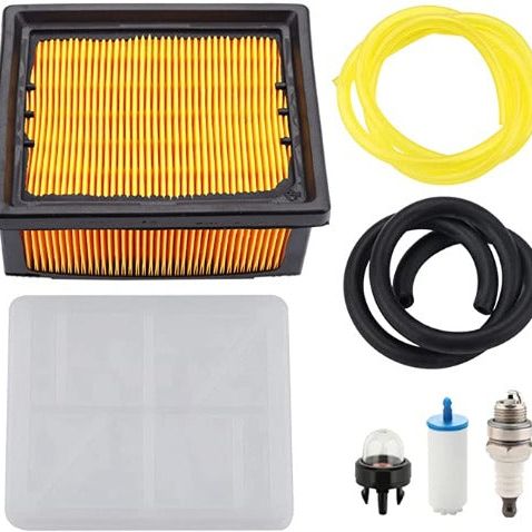 Hipa 574362302 Air Filter Compatible with K760 K 760 Concrete Cut Off Saw Tune Up Kit 574362301 506264101 Fuel Line Primer Bulb