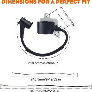 Hipa Ignition Coil for Stihl MS240 MS260 MS290 MS310 MS340 MS360 MS380 MS390 MS440 028 029 # 0000-400-1300 1130-120-0603 - 0