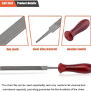 12-Pack Chainsaw Sharpening Kit W 5/32 3/16 7/32 1/8 11/64 13/64 inch Round Files Depth & Quick Check Gauge File Guide 6 Inch Flat File for Stihl-3