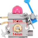 Hipa C1Q-W40A Carburetor Kit For Husqvarna 128LD 128LDX 128C 128L 128LX 128CD 28cc Trimmer Parts Replace 545081848 545130001-6