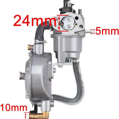 Hipa GX160 GX200 Dual Fuel Carburetor for HONDA GX 160 GX 200 Gasoline/LPG Conversion Kit 2KW 2.8KW 170F Generator Water Pump - 0
