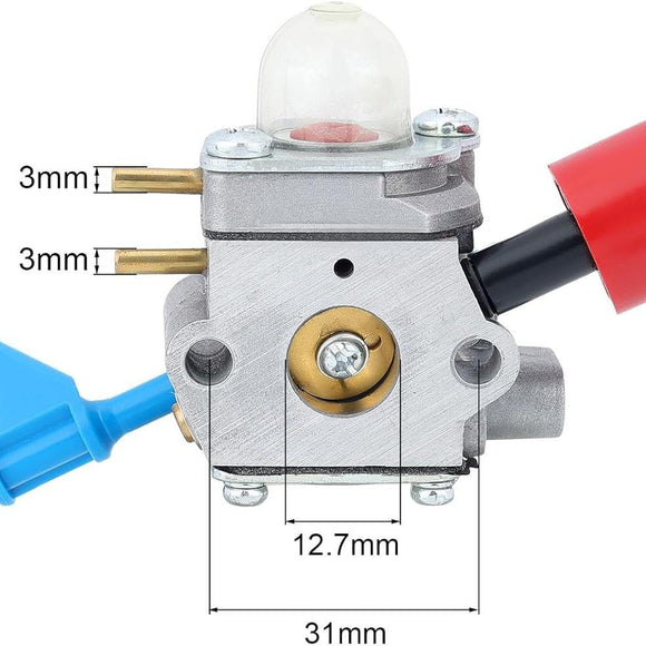 Carburetor Kit For Poulan FL1500 FL1500LE 25cc Weed Eater Featherlite Gas Leaf Blower Trimmer Replace C1U-W12B C1U-W12A 530071629