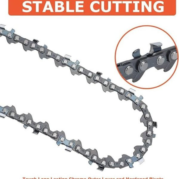 Hipa 4 Inch Chain 1/4 Mini-pitch .043 Gauge 28 DL for Stihl GTA 26 Blade Pruner 4-inch Bar Mini Cordless Electric Chainsaw for Wood Branch Cutting # 3670 005 0028