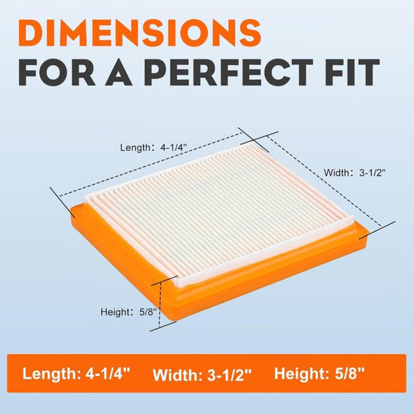 (5 Pack) Air Filter for Kohler XT650 XT675 Engine Lawn Mower Replace 14 083 15-S 14-083-15-S1 14 083 16-S 14-083-16-S1