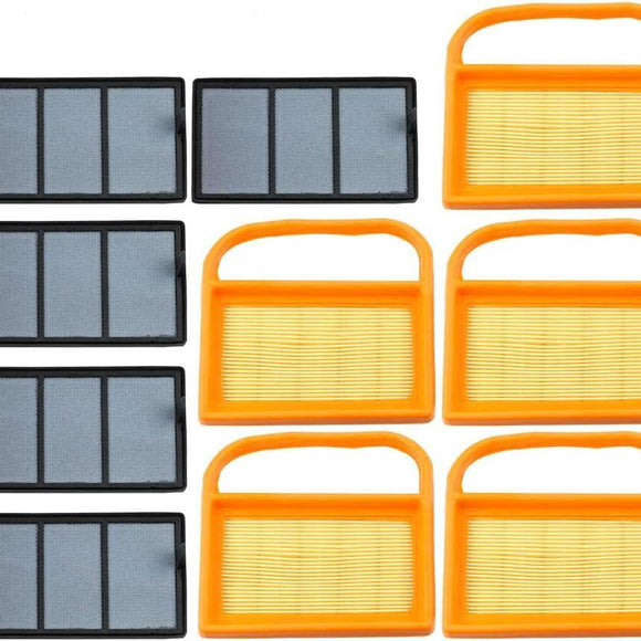 5-Pack Air Filter Set For Stihl TS410 TS420 TS480 TS500i Concrete Cut-Off Saws Replace 4238-141-0300 4238-140-1800 4238-140-4402