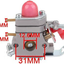 Hipa Carburetor Kit for Husqvarna Poulan PP258TP PP125 PP025 PP25E PP325 25cc Gas Trimmer / Pole Pruner # 530071811 C1U-W19-5