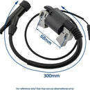 Hipa Ignition Coil for Honda GX240 GX270 GX340 GX390 Engine Lawn Mower Replaces 30500-ZF6-W03 30500-ZF6-W02 with Spark Plug-2