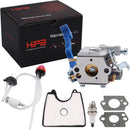 Hipa 125B Carburetor Kit for Husqvarna 125BVX 125BX Leaf Blower Parts 28CC 170-MPH 470-CFM Replace 545081811 545112101 581798001-10