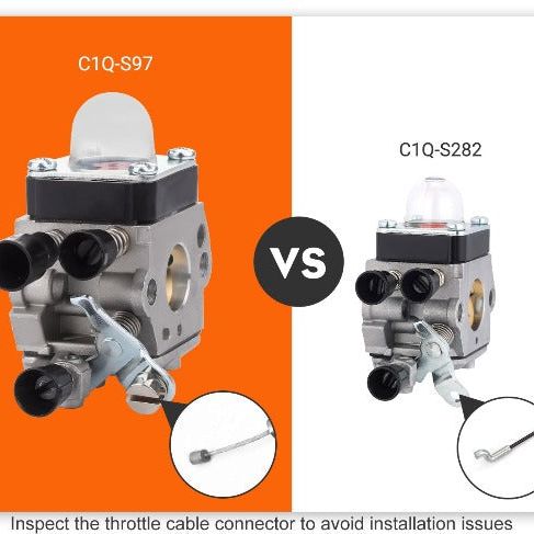 Hipa C1Q-S63 FS55R Carburetor Kit for Stihl FS 55 R 55RC FS38 FS45 FS46 FS80 FS85 FS80R FS85R FC85 String Trimmer Brushcutter # 4137-120-0606