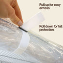 Storage Shelving Unit Cover, fits racks 60" W x 24 D x 72 H All Clear PVC-7
