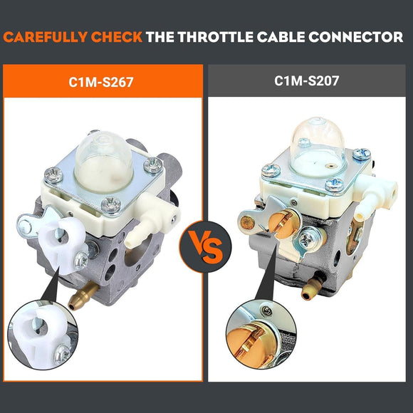 Carburetor Kit for Stihl FS56RC FS56 FS56C FS70R FS40 FS50C FS70 FS70C FC70 FC70C String Trimmer Brushcutter Replace C1M-S237 4144-120-0608