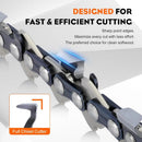 3-Pack 18 Inch Full Chisel MS250 Chain .325 Pitch .063 Guage 68 DL For Stihl MS 250 MS251C MS230 MS210 MS231 MS251 Chainsaw # 22LPX068G-4
