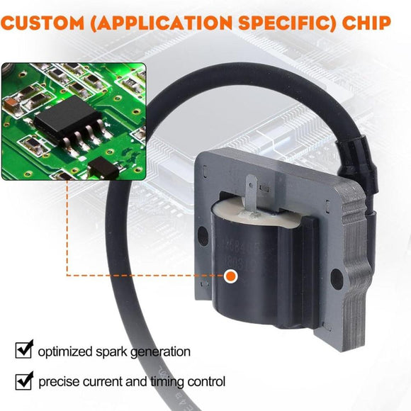 Ignition Coil for Kohler CV11 CV12.5 CV13 CV14 CV15T CH11 CH12.5 CH13 CH14 CH15 CV13T CH11T CH11GT Engine Mower Replace 12-584-02 1258405-S