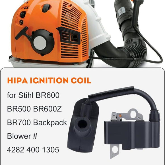 Ignition Coil for Stihl BR500 BR550 BR600 BR600Z BR700 Backpack Leaf Blower # 4282-400-1305 4282-400-1308 4282 400 1305 4282 400 1310