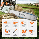 3-Pack 18 Inch Full Chisel MS250 Chain .325 Pitch .063 Guage 68 DL For Stihl MS 250 MS251C MS230 MS210 MS231 MS251 Chainsaw # 22LPX068G-6