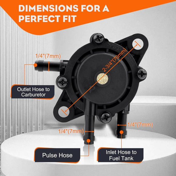 Fuel Pump for 808492 808656 John Deere LA110 LA115 LA145 LA105 LA120 LA125 LA130 LA135 LA140 LA150 LA155 LA165 LA175 Lawn Mower # 491922 691034