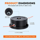 AutoCut 25-2 Trimmer Head for Stihl FS55 FS55R FS 55 R FS56 FS65 FS66 FS74 FS76 FS85RT FS86 FS90 FS90R Trimmer #4002-710-2168 4002-710-2191-3
