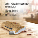 Roach Traps Indoor Sticky (18 Pack) - Glue Traps for Roaches Bug Traps with Roach Bait Traps - Long Lasting Non-Toxic Children and Pet Friendly - Trap a Pest-9