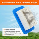 Hipa 5-Pack Air Filters For Echo PB-580T PB-500 PB-500H PB-500T PB-580H 50.8cc Leaf Blowers Replace A226000032 A226000031-3