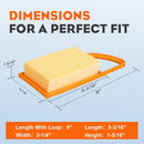 Hipa 5 Pack of Air Filters for STIHL BR600 BR550 BR500 Backpack Blower Replace 4282-141-0300 4282-141-0300B-4