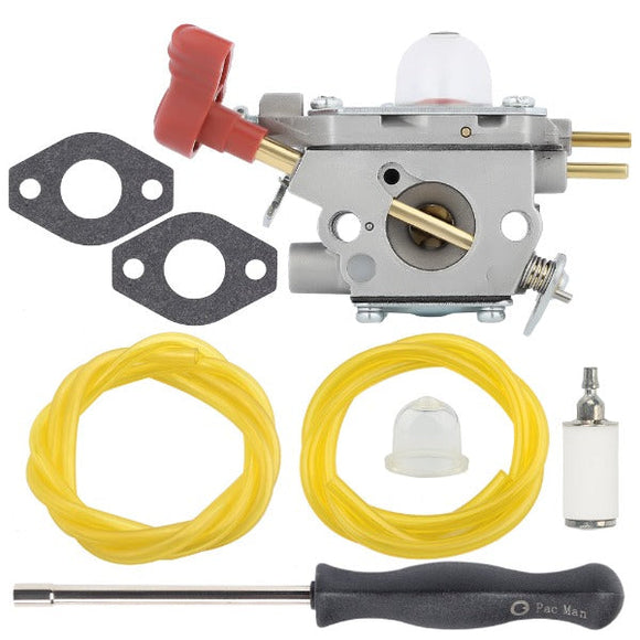 Hipa C1U-P27 Carburetor Kit For Troy Bilt TB35EC TB25SEC TB25CE TB25CH TB25SH TB25HT TB25PS TB27BC  25CC Craftman Trimmer # 753-06288 753-08984