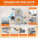 Hipa Carburetor Kit for Husqvarna 455 Rancher 455E 460 461 Chainsaw Parts Replace 531440701 544883001 WTEA-1-1 WTA-29 C1M-EL35-9