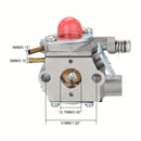 Hipa Carburetor Kit For Weed Eater 25HO Featherlite FL21 PL200 XT200 Trimmer-4