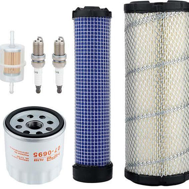 Hipa 11013-7044 11013-7045 Air Oil Filter Kit FIts KOHLER 74177 74189 74197 Kawasaki FD750D-FS06 FD731V-GS00 Lawn Mower # 25 083 01-S KH-25-083-01-S
