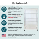 Storage Shelving Unit Cover, fits racks 48"W x 24"D x 72"H All Clear See Through PVC-8