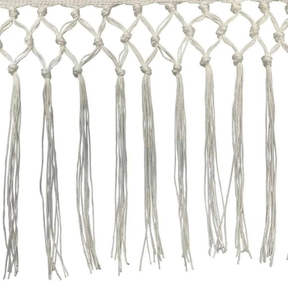 9ft 6 Ribs Replacement Umbrella Canopy w/ Tassels in Taupe (Canopy Only)