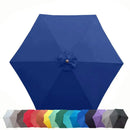 9ft Market Patio Umbrella 6 Rib Replacement Canopy Navy Olefin-2