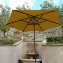 9ft Market Patio Umbrella 6 Rib Replacement Canopy Yellow Olefin-8