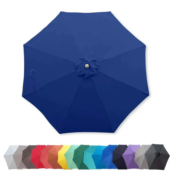 9ft Market Patio Umbrella 8 Rib Replacement Canopy Navy Olefin