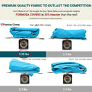 9ft Market Patio Umbrella 8 Rib Replacement Canopy Teal-2