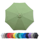 9ft Market Patio Umbrella 8 Rib Replacement Canopy Seafoam Green-9