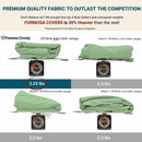9ft Market Patio Umbrella 8 Rib Replacement Canopy Seafoam Green-2